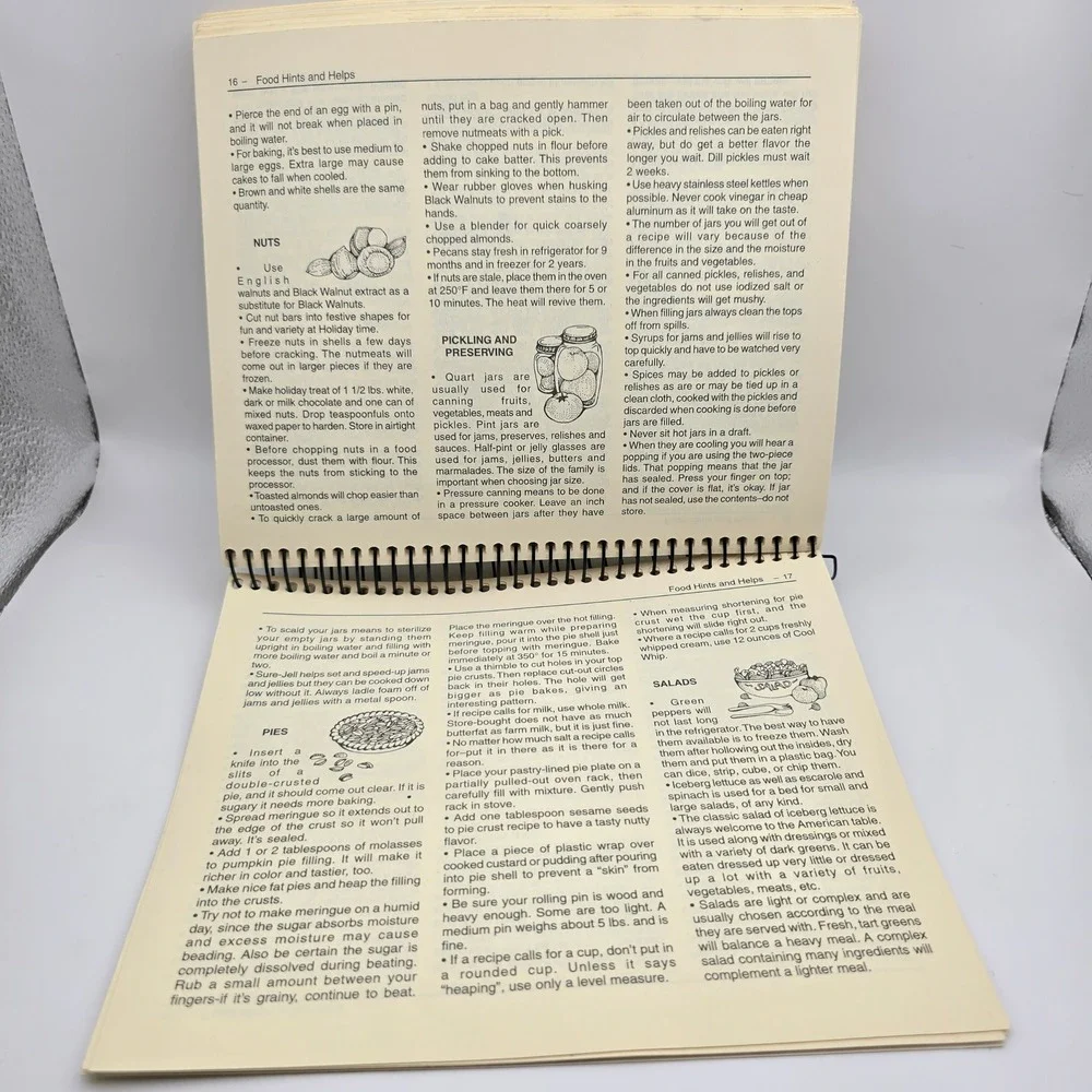 McGregor Historical Society Cookbook Iowa Community Recipes Vintage Spiral Bound